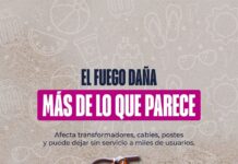 Secheep reitera recomendaciones para prevenir incendios y proteger la infraestructura