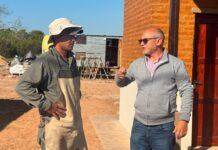 BERECOECHEA SUPERVISÓ EL AVANCE DE VIVIENDAS DEL PROGRAMA ÑACHEC EN GENERAL SAN MARTÍN